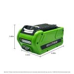 40V Lithium Battery Replacement for GreenWorks Tools