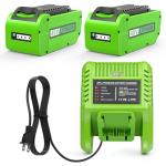 Greenworks 40V Battery and Charger Combo Pack