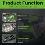 8.0Ah 24V Replacement Battery for Greenworks Mowers