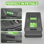 6000 mAh Battery for Greenworks 80V Tools