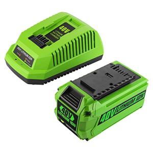ANTRobut Replacement Battery and Charger for Greenworks