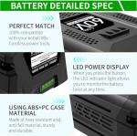60V 5.0Ah Lithium-Ion Battery for Greenworks Tools