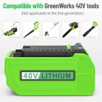 Greenworks 40V Battery and Charger Combo Pack