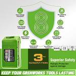 TenHutt 6.0Ah 40V Battery for GreenWorks Tools