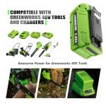 TenHutt 6.0Ah 40V Battery for GreenWorks Tools