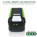 Xeanerol 40V 6.0Ah Battery for Greenworks Tools