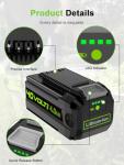 Replacement 40V Battery for Greenworks Tools