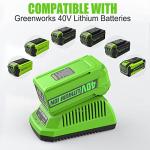 ANTRobut 40V Battery and Charger Replacement for Greenworks