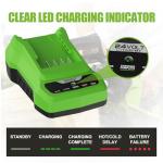24V Greenworks Battery and Charger Replacement 6500mAh