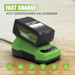 6.5Ah Greenworks 24V Battery and Charger Bundle