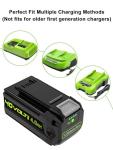 Replacement 40V Battery for Greenworks Tools