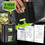 XAVITO 60V Greenworks Replacement Battery 5.0Ah