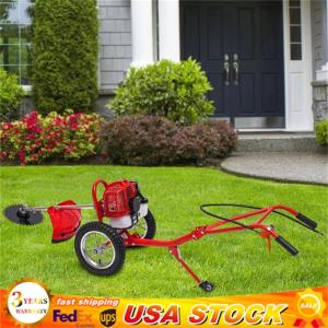 Gas Powered 49cc 2-Stroke Walk-Behind Lawn Mower