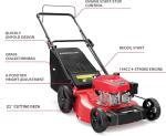 PowerSmart 21-Inch Gas Powered Walk-Behind Lawn Mower