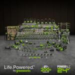 Greenworks 48V Cordless Lawn Mower, Trimmer & Blower Combo