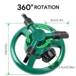 Adjustable 360° Garden Sprinkler for Large Yards