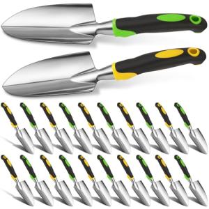 Yaocom Heavy Duty Aluminum Garden Shovel Set