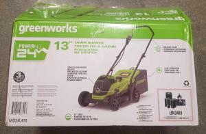 Greenworks 24V Cordless Lawn Mower with Battery