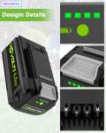 VEHAKIFA 40V Replacement Battery for Greenworks Tools