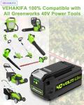 VEHAKIFA 40V Replacement Battery for Greenworks Tools