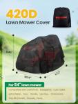 54" Waterproof Riding Lawn Mower Cover
