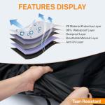 Riding Lawn Mower Cover with Drawstring and Bag