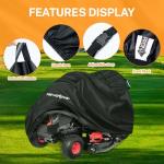 Riding Lawn Mower Cover with Drawstring and Bag