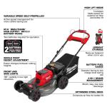 Milwaukee M18 FUEL 21" Self-Propelled Mower Kit