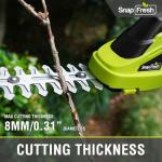 SnapFresh Cordless 7.2V Hedge Trimmer with Charger