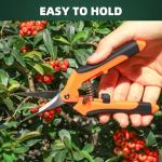 EWPJDK Stainless Steel Gardening Secateurs