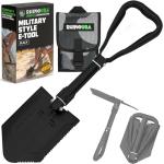 Rhino USA Heavy Duty Folding Survival Shovel