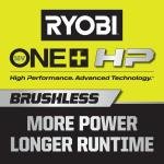 RYOBI 18V Brushless Cordless 16" Lawn Mower Kit