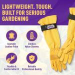 Gorilla Tough Gardening Gloves with Adjustable Strap