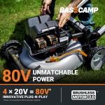 Worx Nitro 80V Cordless Self-Propelled Lawn Mower