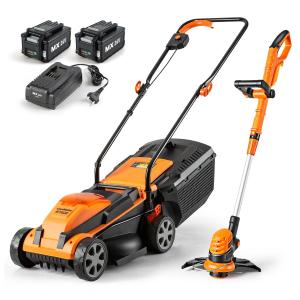 LawnMaster 24V 13-inch Mower and 10-inch Trimmer Combo
