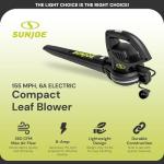 Sun Joe 155 MPH Electric Blower, 6 Amp