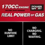 PowerSmart 22" Self Propelled Gas Lawn Mower