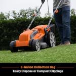 LawnMaster Electric Lawn Mower 16-Inch 12AMP