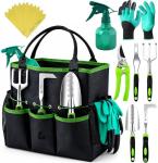 Durable Gardening Tool Set with Rubber Grip