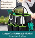 Durable Gardening Tool Set with Rubber Grip