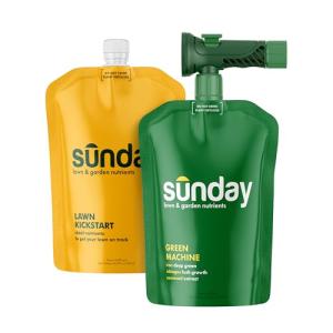 Sunday Lawn Kickstart and Green Machine Fertilizer