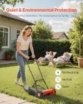 14-Inch VEVOR Push Reel Lawn Mower with Grass Catcher