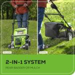 Greenworks 48V 17" Brushless Mower and Trimmer Set