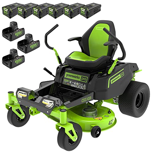 Greenworks 80V 42” Zero Turn Mower with Batteries