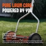 14-Inch Red 4-Blade Push Reel Mower