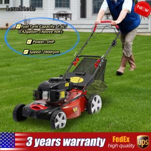 Self-Propelled Gas Lawn Mower with Bagger