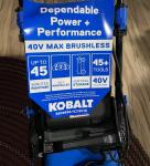 Kobalt 40V 20" Self-Propelled Battery Mower