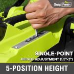 SnapFresh 40V Cordless Electric Lawn Mower