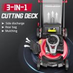 PowerSmart 21" 3-in-1 Gas Push Lawn Mower