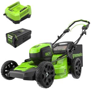Greenworks 80V Self-Propelled 21" Mower with Batteries